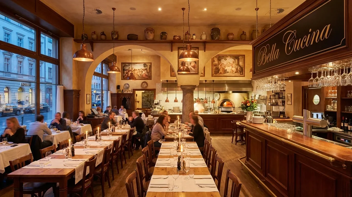 Bella Cucina restaurant interior
