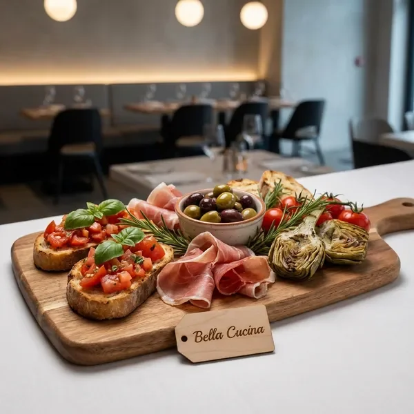 Italian antipasti selection